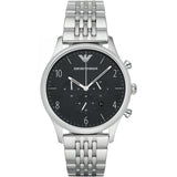 Emporio Armani Beta Chronograph Black Dial Steel Strap Watch For Men - AR1863 Buy Now By Emporio Armani