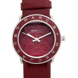 Marc Jacobs Amy Red Dial Burgundy Leather Strap Watch for Women - MBM1162 Buy Now By Marc Jacobs