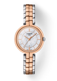 Tissot T Lady Flamingo Mother of Pearl White Dial Two Tone Steel Strap Watch For Women - T094.210.22.111.00 Buy Now By Tissot