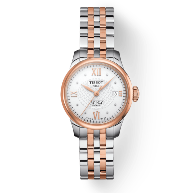 Tissot Le Locle Automatic Lady Silver Dial Two Tone Steel Strap Watch For Women - T41.2.183.16 Buy Now By Tissot