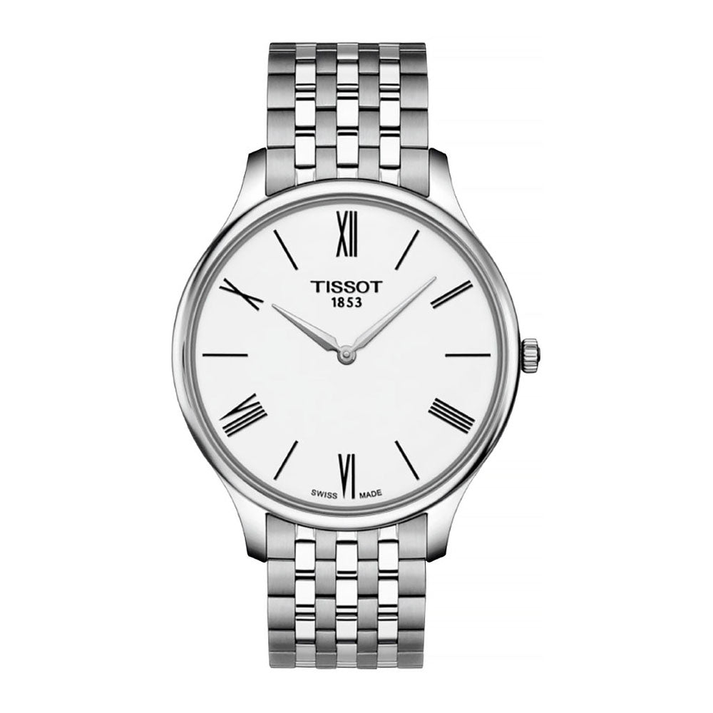 Tissot T Classic Tradition 5.5 White Dial Watch For Men - T063.409.11.018.00 Buy Now By Tissot