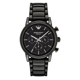 Emporio Armani Luigi Chronograph Black Dial Black Stainless Steel Watch For Men - AR1507 Buy Now By Emporio Armani