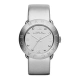 Marc Jacobs Amy Silver Dial Silver Leather Strap Watch for Women - MBM8626 Buy Now By Marc Jacobs