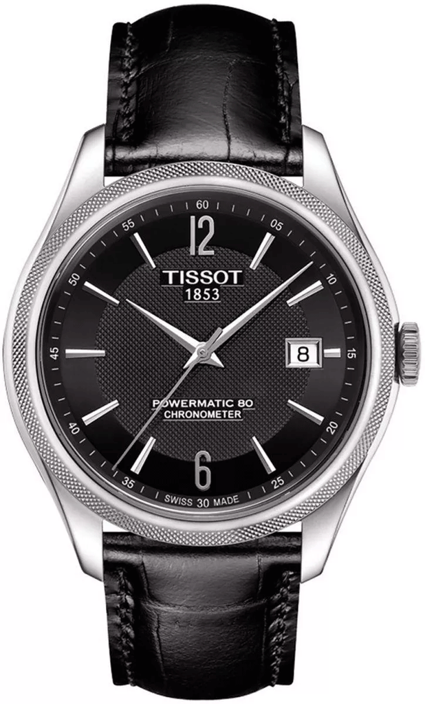Tissot Ballade Powermatic 80 Cosc Black Dial Black Leather Strap Watch For Men - T108.408.16.057.00 Buy Now By Tissot