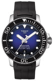 Tissot Seastar 1000 Powermatic 80 Blue Dial Black Rubber Strap Watch For Men - T120.407.17.041.00 Buy Now By Tissot
