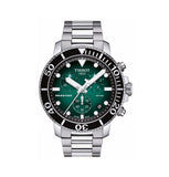 Tissot Seastar 1000 Chronograph Green Dial Silver Steel Strap Watch For Men - T120.417.11.091.01 Buy Now By Tissot