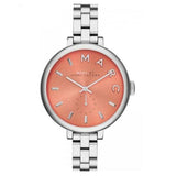 Marc Jacobs Sally Orange Dial Silver Steel Strap Watch for Women - MBM3365 Buy Now By Marc Jacobs