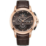 Maserati Ingegno Chronograph Brown Dial Brown Leather Strap Watch For Men - R8871619001 Buy Now By Maserati