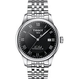 Tissot Le Locle Powermatic 80 Black Dial Silver Steel Strap Watch For Men - T006.407.11.053.00 Buy Now By Tissot