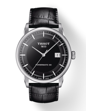 Tissot T Classic Luxury Black Dial Black Leather Strap Watch For Men - T086.407.16.051.00 Buy Now By Tissot