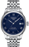 Tissot Le Locle Powermatic 80 Blue Dial Silver Steel Strap Watch For Men - T006.407.11.043.00 Buy Now By Tissot