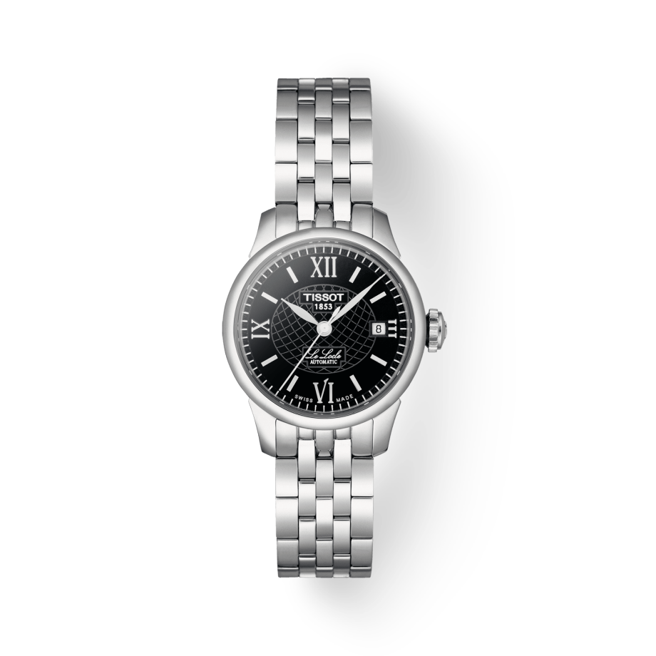 Tissot Le Locle Automatic Small Lady Black Dial Silver Steel Strap Watch For Women - T41.1.183.53 Buy Now By Tissot