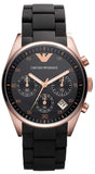 Emporio Armani Sportivo Black Dial Black Steel Strap Watch For Women - AR5906 Buy Now By Emporio Armani