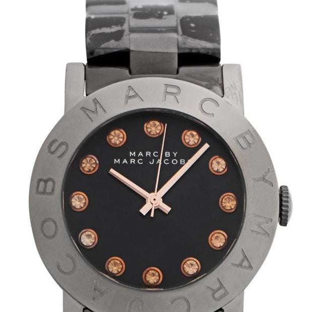 Marc Jacobs Rock Crystal Grey Dial Grey Steel Strap Watch for Women - MBM8596 Buy Now By Marc Jacobs