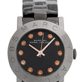 Marc Jacobs Rock Crystal Grey Dial Grey Steel Strap Watch for Women - MBM8596 Buy Now By Marc Jacobs
