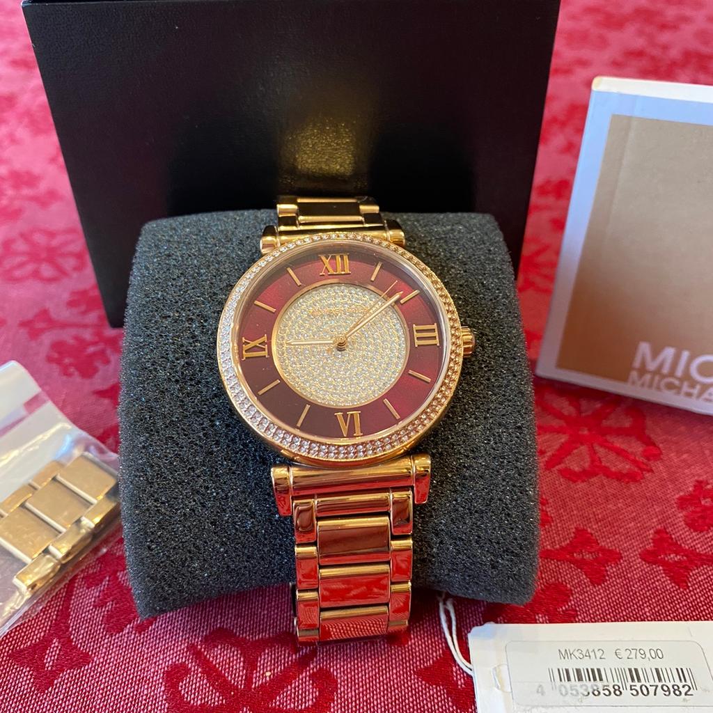 Michael Kors Catlin Quartz Rose Gold Dial Rose Gold Steel Strap Watch For Women - MK3412 Buy Now By Michael Kors
