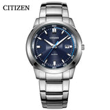 Citizen Eco Drive Blue Dial Silver Stainless Steel Watch For Men - BM7140-54L Buy Now By Citizen