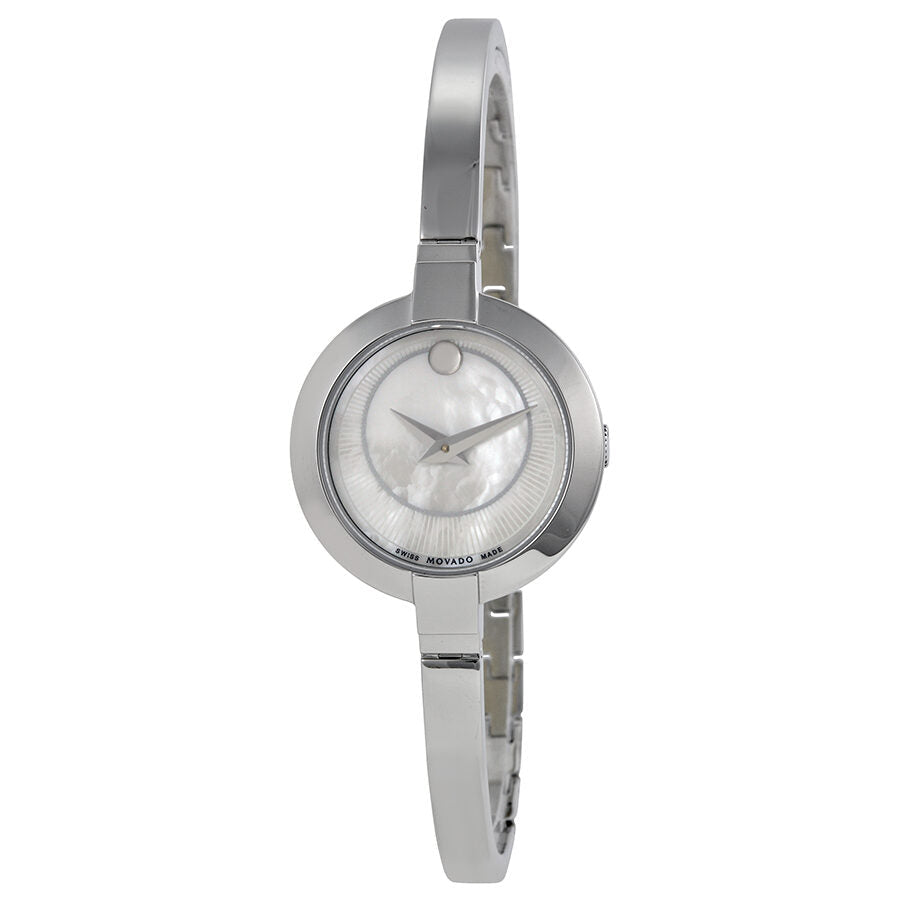 Movado Bela Mother of Pearl Dial Silver Steel Strap Watch For Women - 0606616 Buy Now By Movado