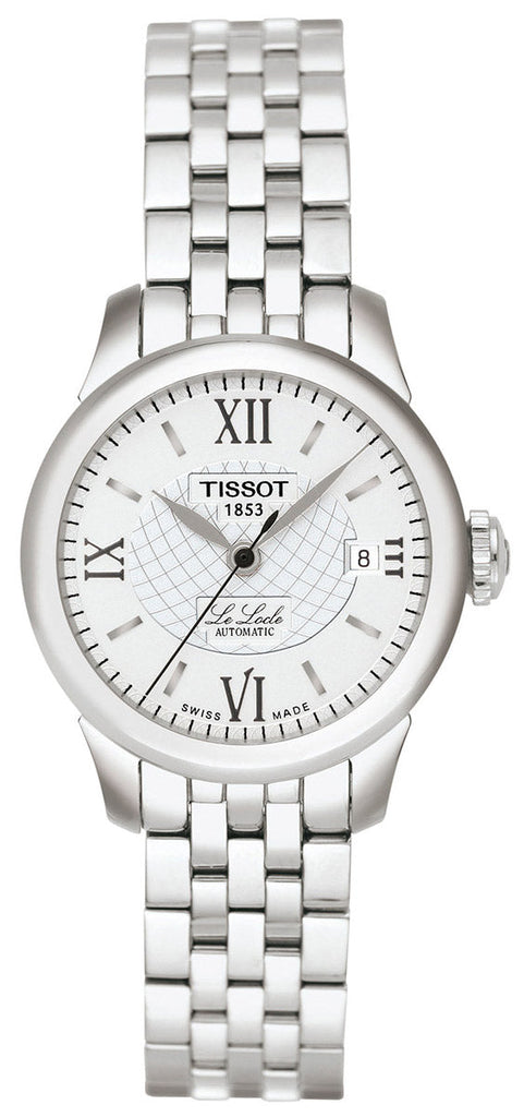 Tissot Le Locle Small Automatic Silver Dial Silver Steel Strap Watch For Women - T41.1.183.33 Buy Now By Tissot
