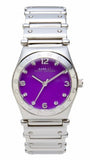 Marc Jacobs Amy Purple Dial Silver Steel Strap Watch for Women - MBM8560 Buy Now By Marc Jacobs