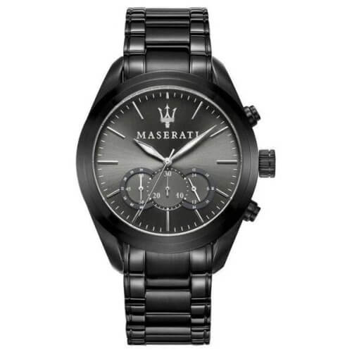 Maserati Traguardo Gun Metal Dial Grey Steel Strap Watch For Men - R8873612002 Buy Now By Maserati
