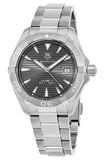 Tag Heuer Aquaracer Automatic Anthracite Grey Dial Silver Steel Strap Watch for Men - WAY2113.BA0928 Buy Now By Tag Heuer