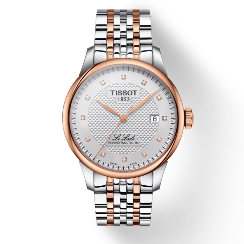 Tissot Le Locle Powermatic 80 Silver Dial Two Tone Steel Strap Watch For Men - T006.407.22.036.01 Buy Now By Tissot