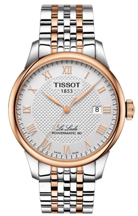 Tissot Le Locle Automatic Cosc Silver Dial Two Tone Steel Strap Watch For Men - T006.407.22.033.00 Buy Now By Tissot