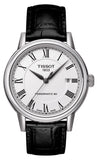 Tissot Carson Powermatic 80 White Dial Black Leather Strap Watch For Men - T085.407.16.013.00 Buy Now By Tissot
