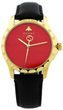 Gucci G Timeless Coral Red Dial Black Leather Strap Watch For Men - YA126464 Buy Now By Gucci
