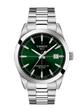 Tissot Gentleman Powermatic 80 Silicium Green Dial Silver Steel Strap Watch For Men - T127.407.11.091.01 Buy Now By Tissot
