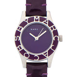 Marc Jacobs Blade Purple Dial Purple Leather Strap Watch for Women - MBM1158 Buy Now By Marc Jacobs