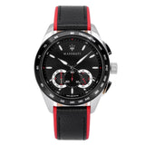Maserati Traguardo Black Dial Black Leather Strap Watch For Men - R8871612028 Buy Now By Maserati