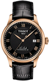 Tissot Le Locle Powermatic 80 Black Dial Black Leather Strap Watch For Men - T006.407.36.053.00 Buy Now By Tissot