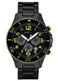 Marc Jacobs Rock Chronograph Black Dial Black Steel Strap Watch for Men - MBM5026 Buy Now By Marc Jacobs