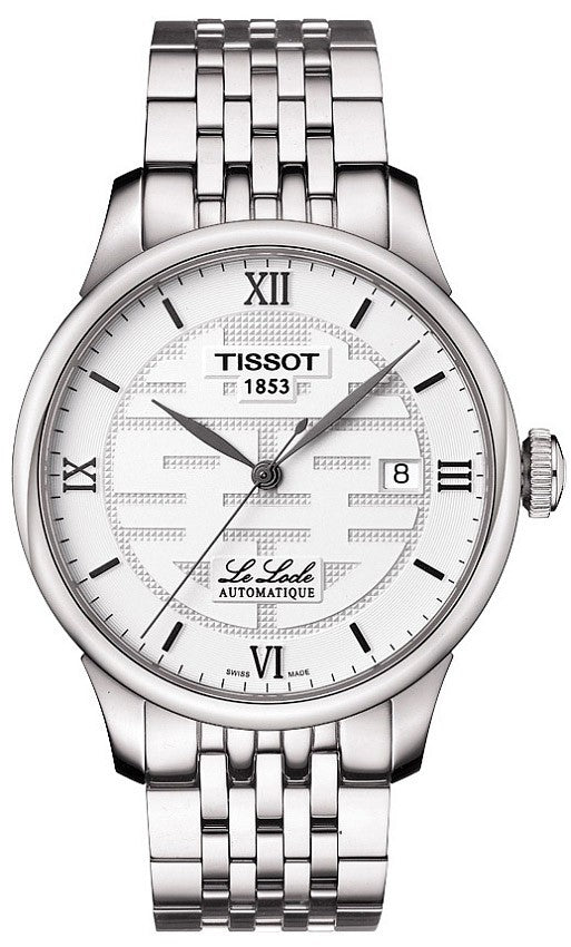 Tissot Le Locle Double Happiness Automatic Silver Dial Silver Steel Strap Watch For Men - T41.1.833.50 Buy Now By Tissot