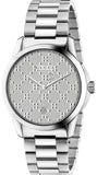Gucci G Timeless Quartz Silver Dial Silver Steel Strap Watch For Women - YA126459 Buy Now By Gucci