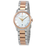 Gucci G Timeless Silver Dial Two Tone Steel Strap Watch For Women - YA126564 Buy Now By Gucci