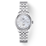 Tissot Le Locle Automatic Diamonds Mother of Pearl Dial Silver Steel Strap Watch For Women - T006.207.11.116.00 Buy Now By Tissot