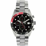 Emporio Armani Chronograph Black Dial Silver Stainless Steel Watch For Men - AR5855 Buy Now By Emporio Armani