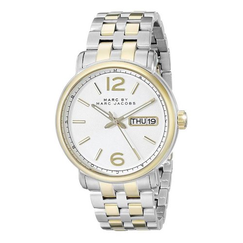 Marc Jacobs Fergus White Dial Two Tone Steel Strap Watch for Men - MBM5079 Buy Now By Marc Jacobs
