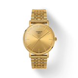 Tissot T Classic Everytime Medium Gold Dial Gold Mesh Bracelet Watch For Men - T109.410.33.021.00 Buy Now By Tissot