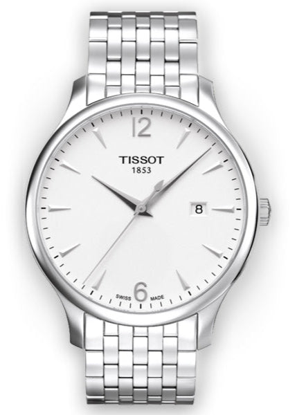 Tissot T Classic Tradition White Dial Silver Steel Strap Watch For Men - T063.610.11.037.00 Buy Now By Tissot