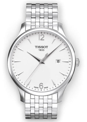 Tissot T Classic Tradition White Dial Silver Steel Strap Watch For Men - T063.610.11.037.00 Buy Now By Tissot