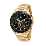 Maserati Traguardo Chronograph Black Dial Gold Steel Strap Watch For Men - R8873612041 Buy Now By Maserati