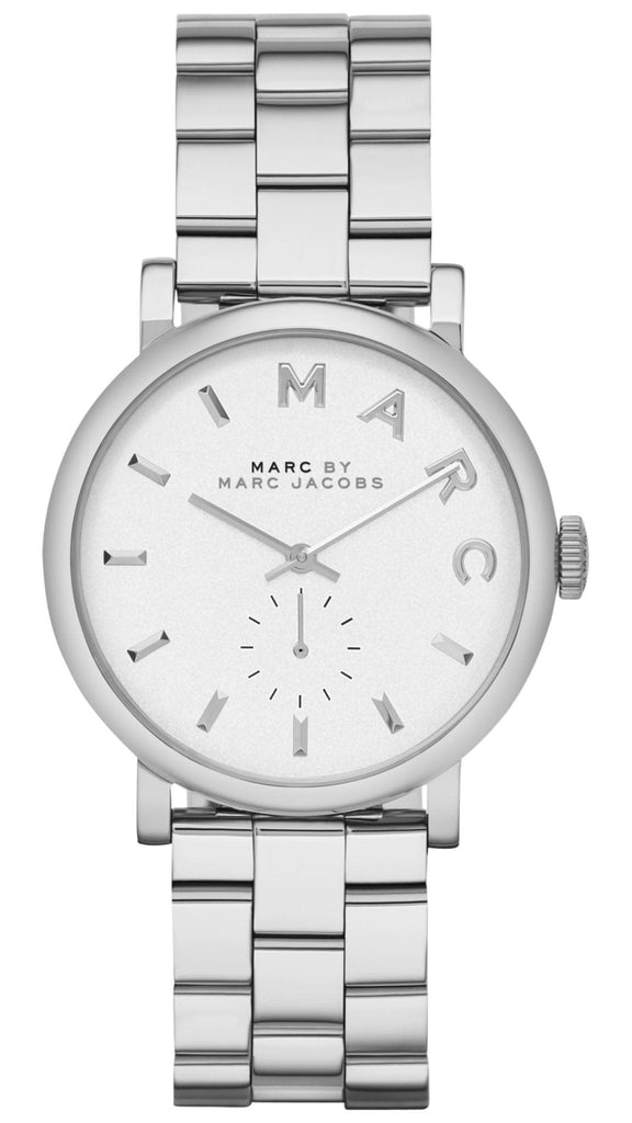 Marc Jacobs Baker White Dial Silver Steel Strap Watch for Women - MBM3242 Buy Now By Marc Jacobs