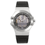 Maserati Potenza Automatic Black Dial Black Leather Strap Watch For Men - R8821108038 Buy Now By Maserati