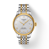 Tissot T Classic Le Locle Powermatic 80 Silver Dial Two Tone Steel Strap Watch For Men - T0064072203301 Buy Now By Tissot