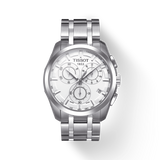 Tissot Couturier Chronograph White Dial Silver Steel Strap Watch For Men - T035.617.11.031.00 Buy Now By Tissot