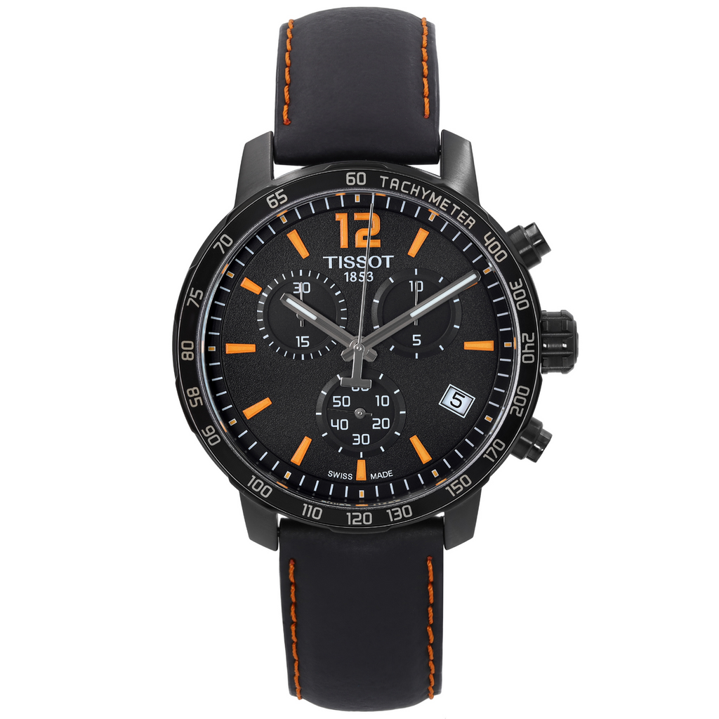 Tissot Quickster Chronograph Black Dial Watch For Men - T095.417.36.057.00 Buy Now By Tissot